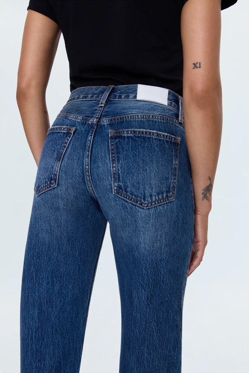 Lexi Mid Rise Bowed Straight Jean - Artisan
