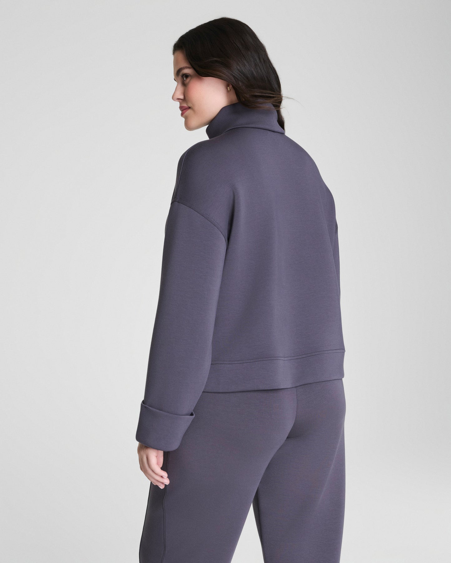 Air Essentials Cropped Turtleneck - Storm