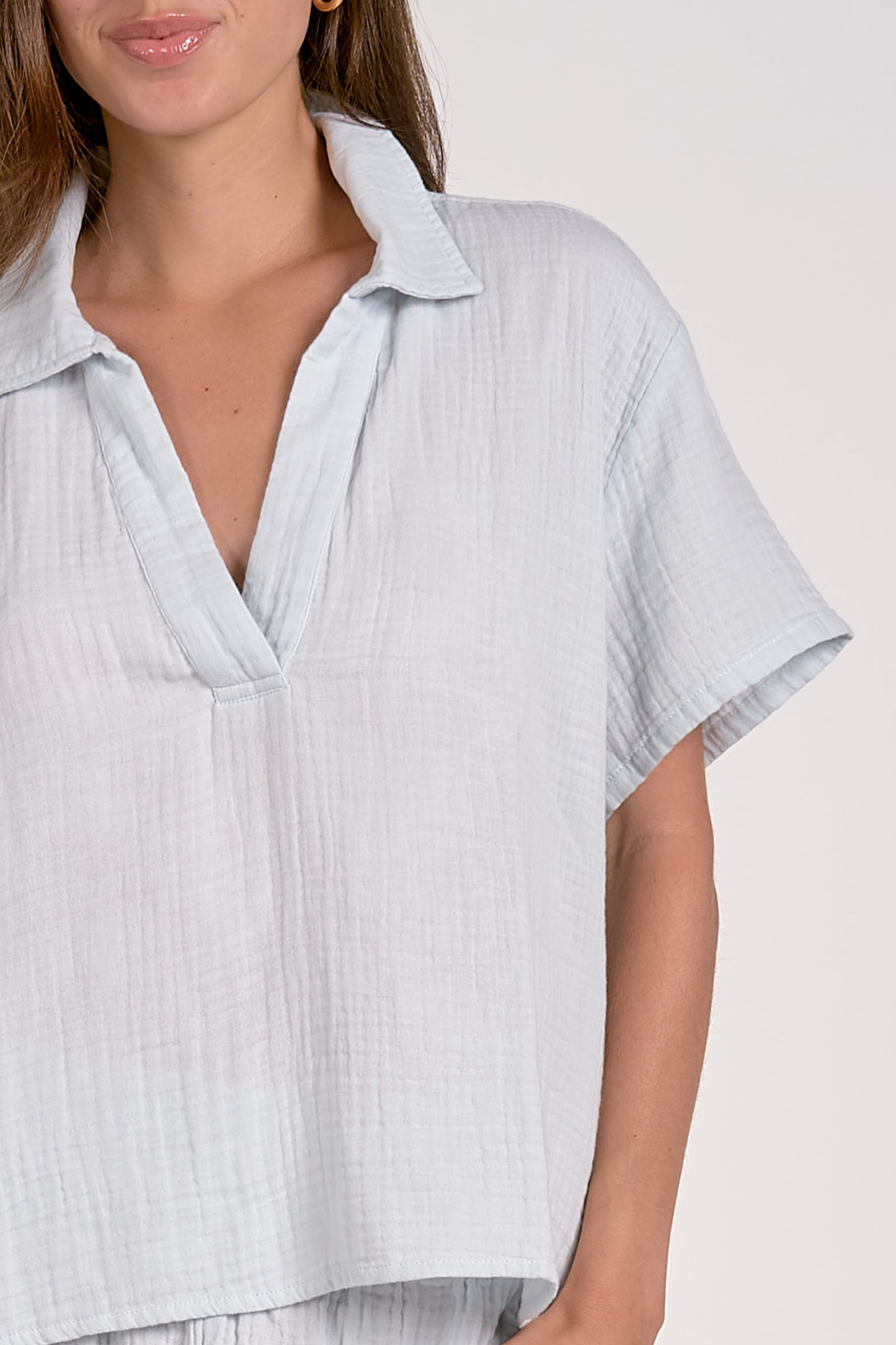 Summer Breeze Top - Light Blue
