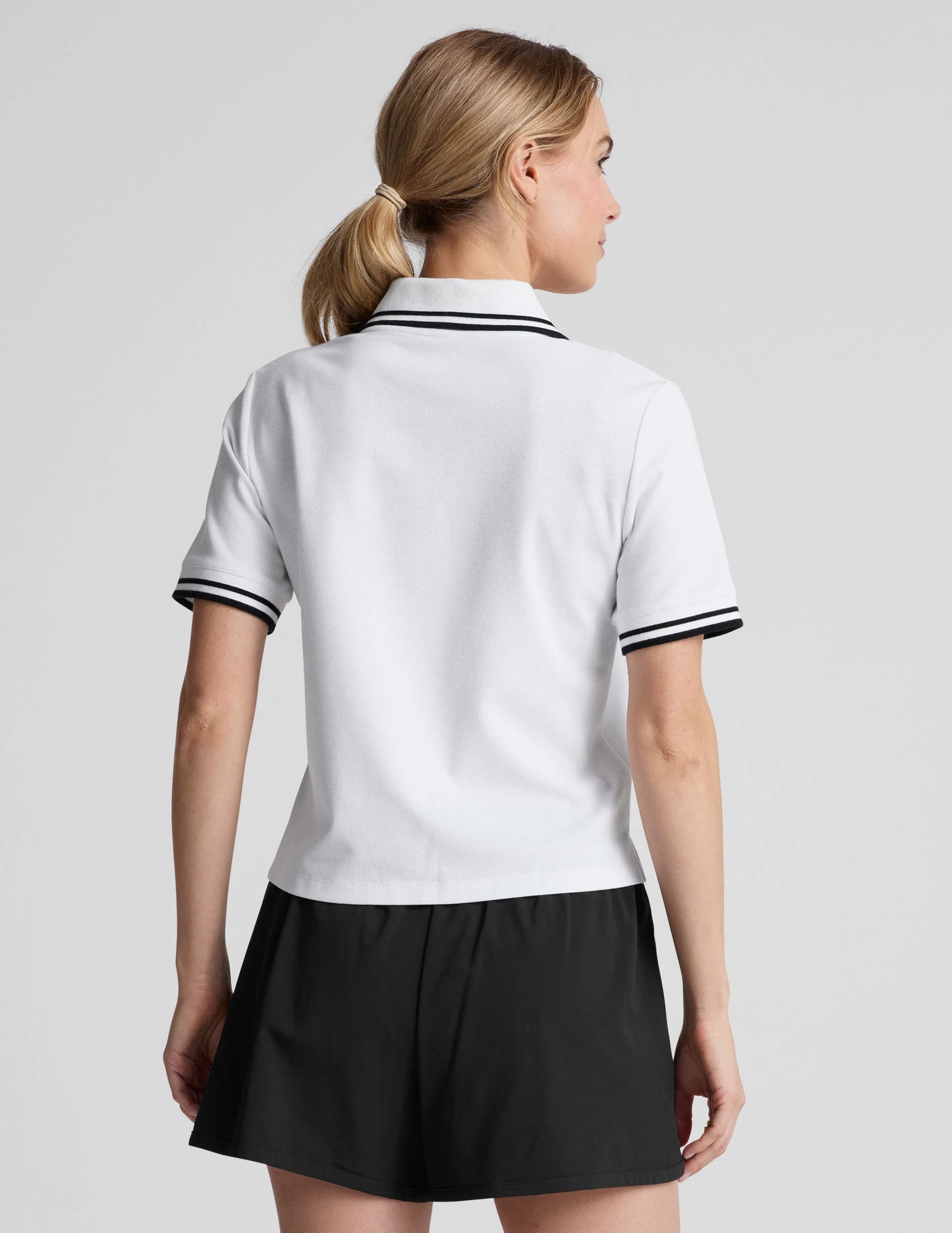Country Club Polo Tee - Lunar White