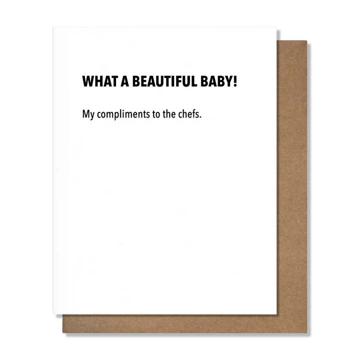 Beautiful Baby - Congratulations Card