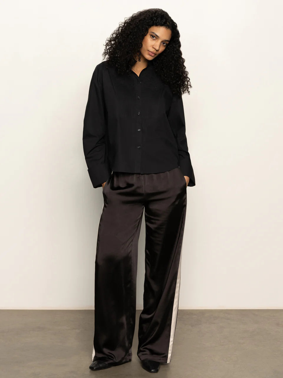 New Era Tuxedo Shirt - Black