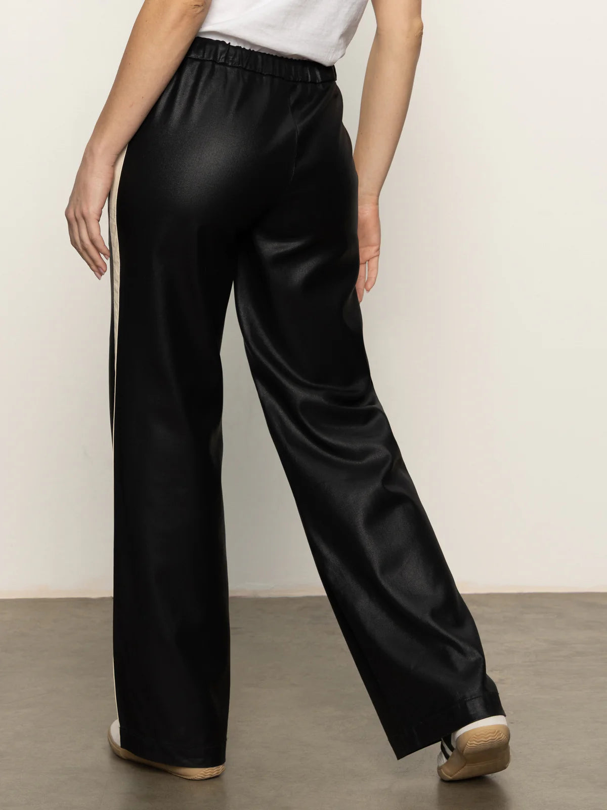 Coated Twill Track Pant