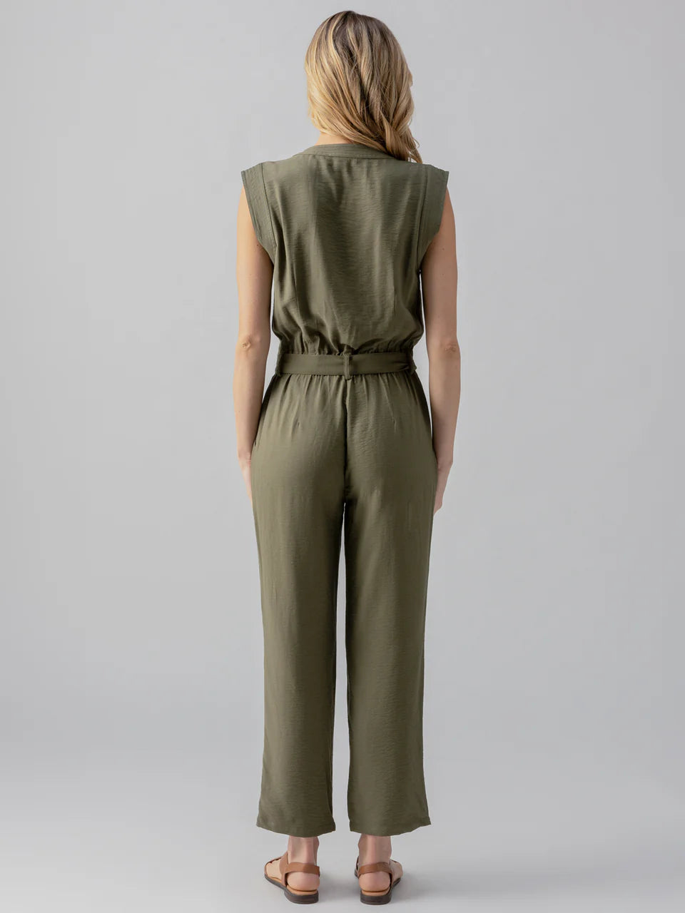 Prima Jumpsuit - Burnt Olive