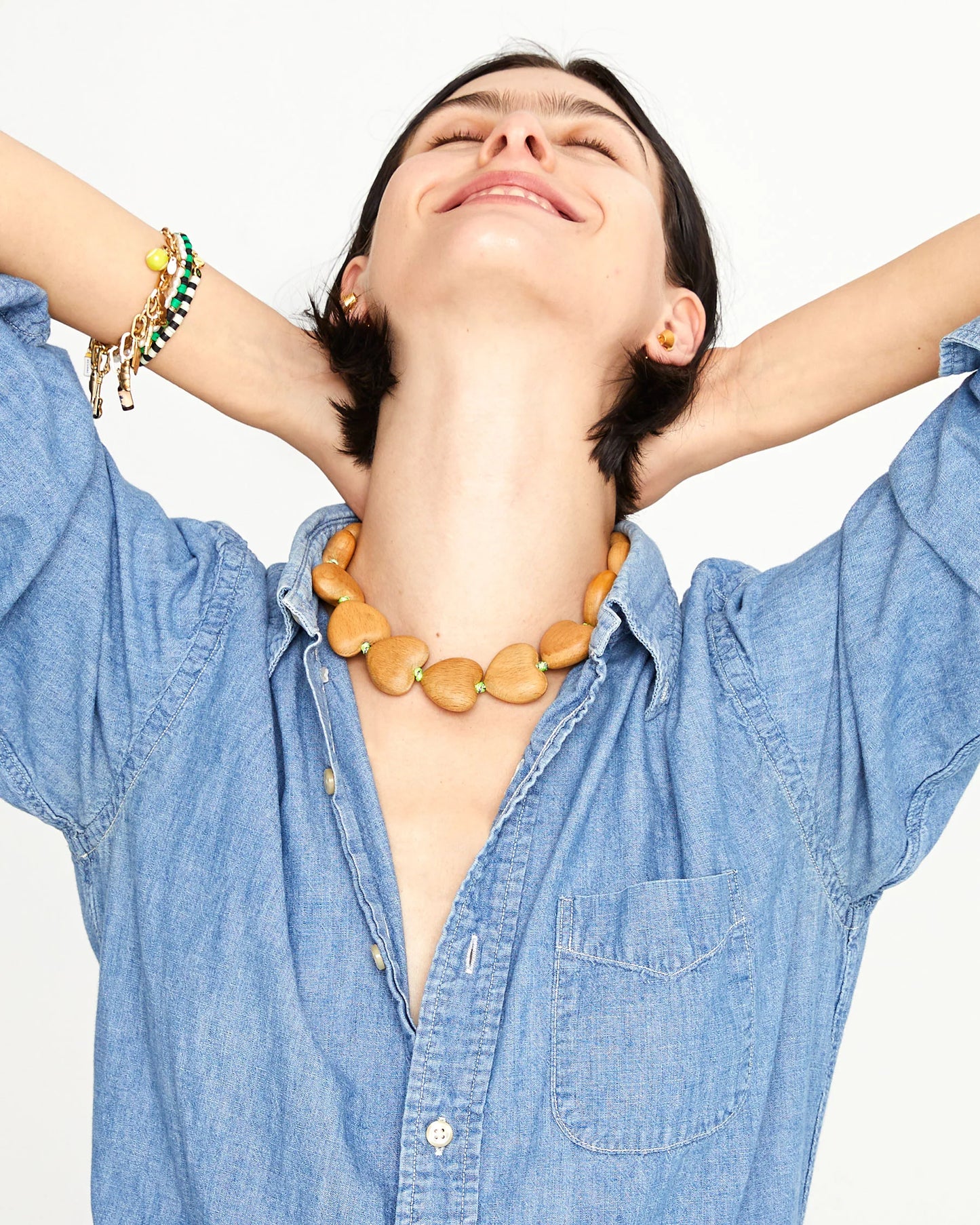 Shortie Strap - Heart Collar