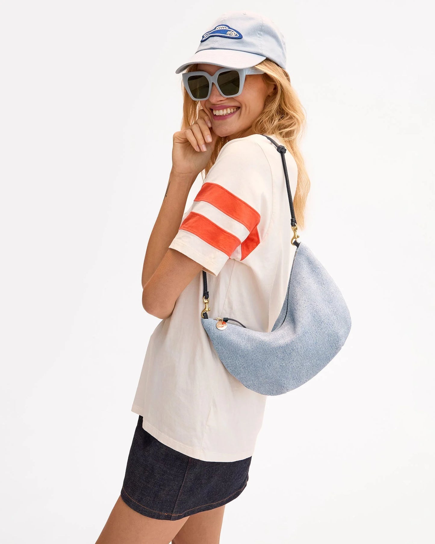Lune - Light Blue/Denim Suede