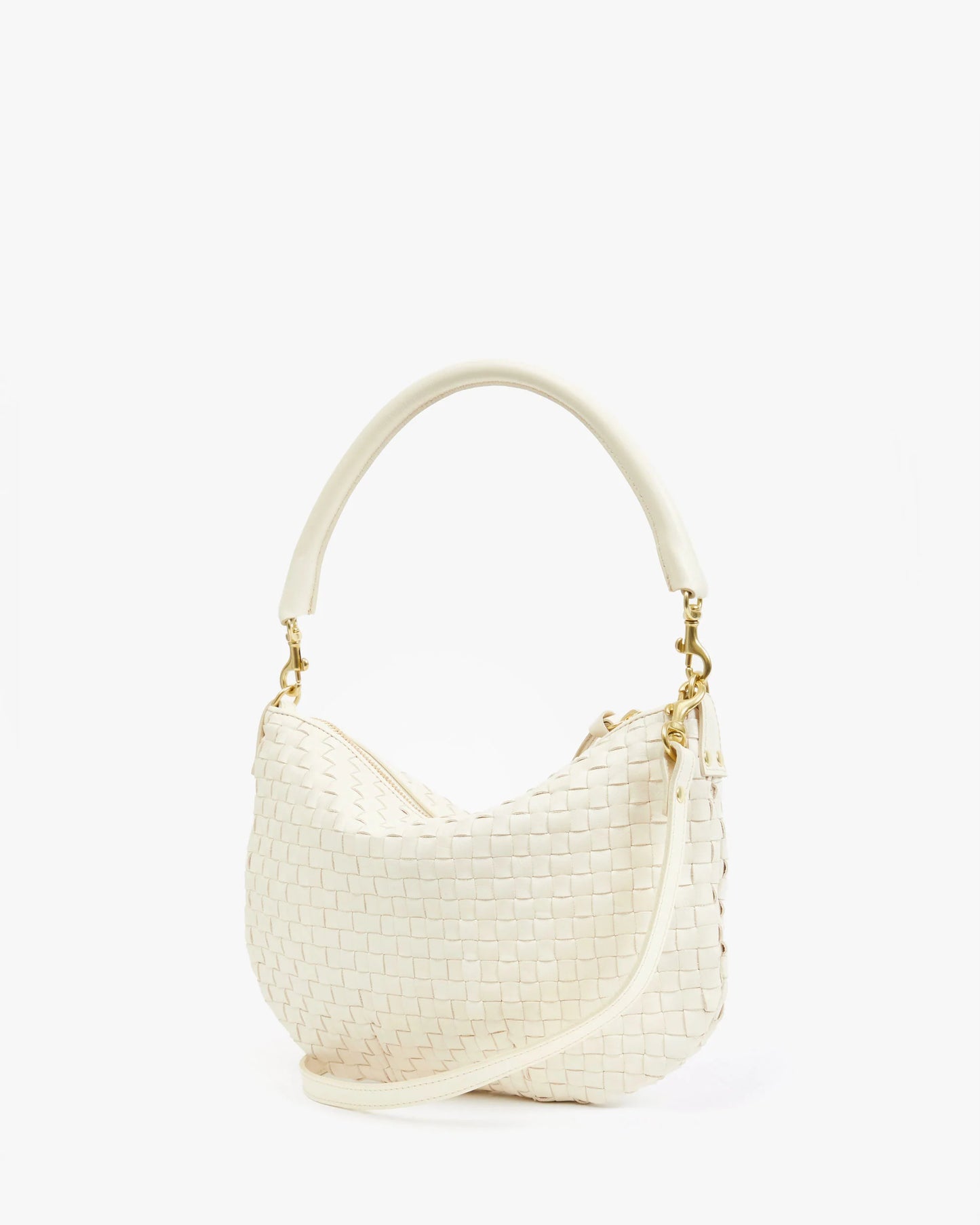 Petit Moyen Messenger - Woven Checker - Cream