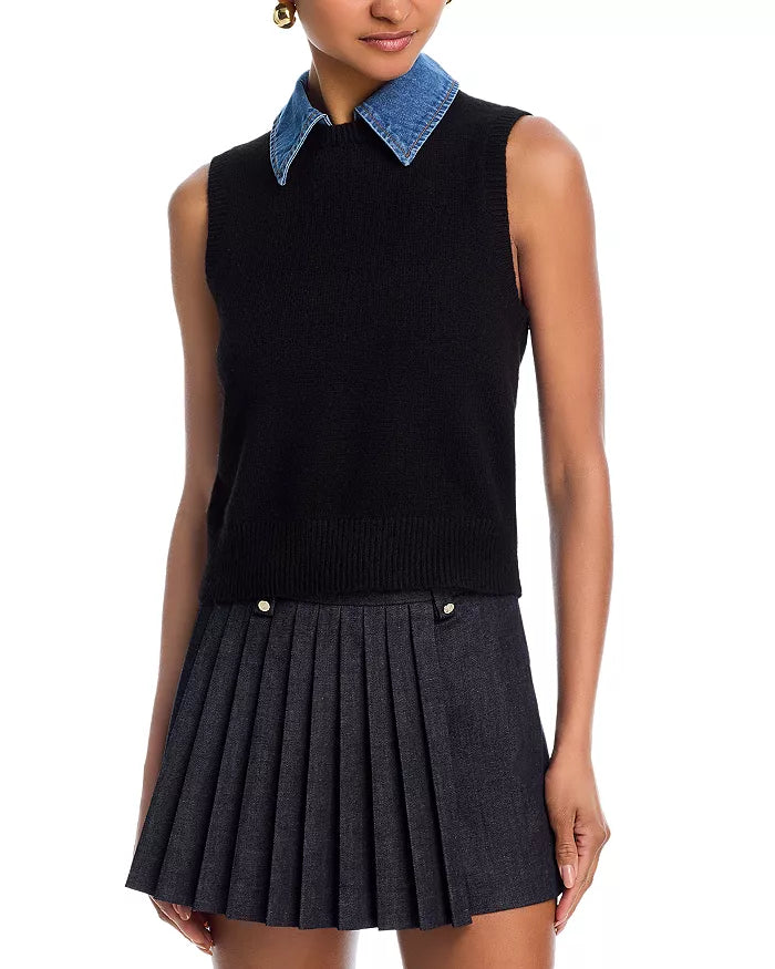 Ellie Knit Collared Vest