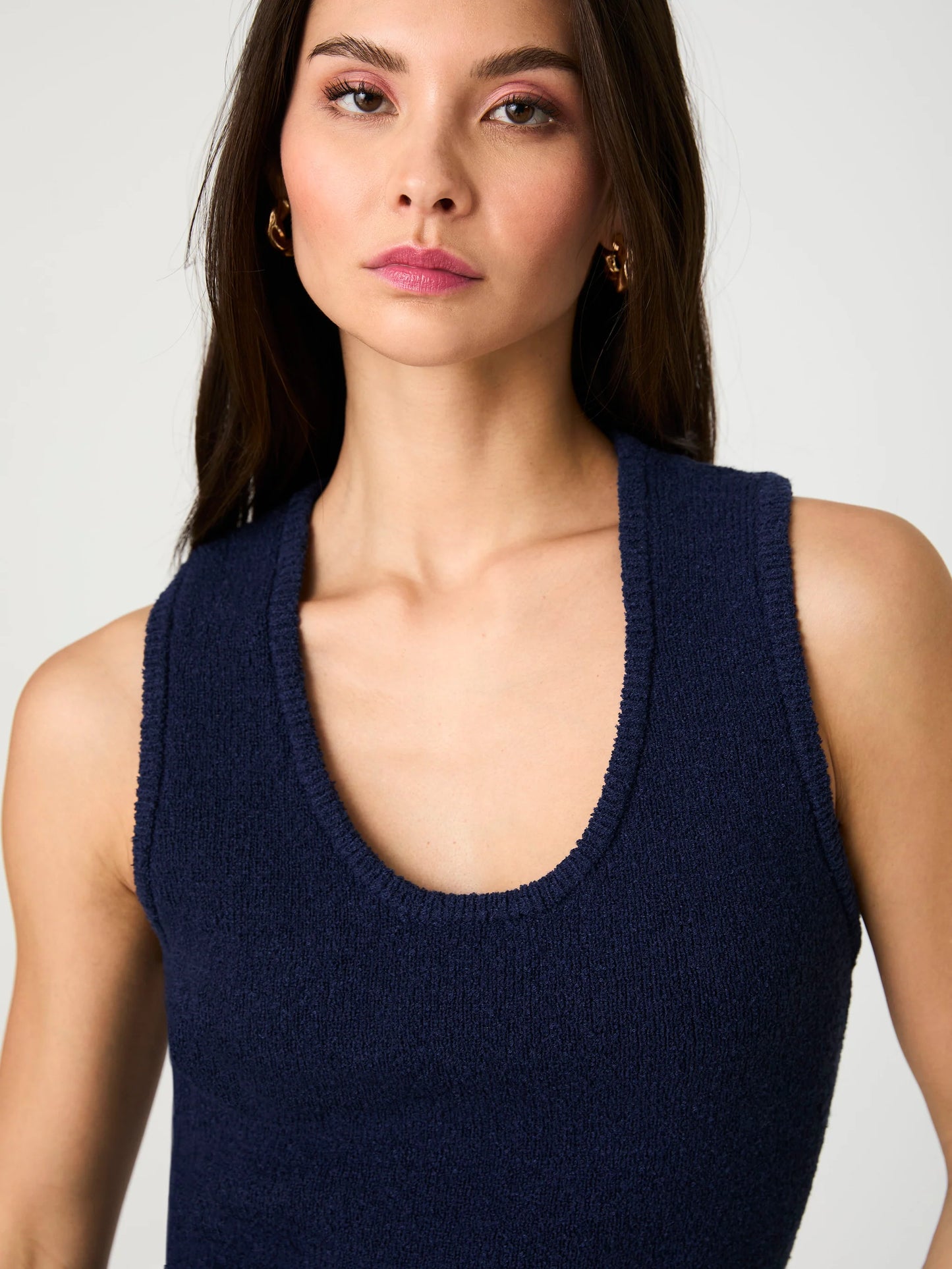 Terry Spun Tank Top - Midnight Blue