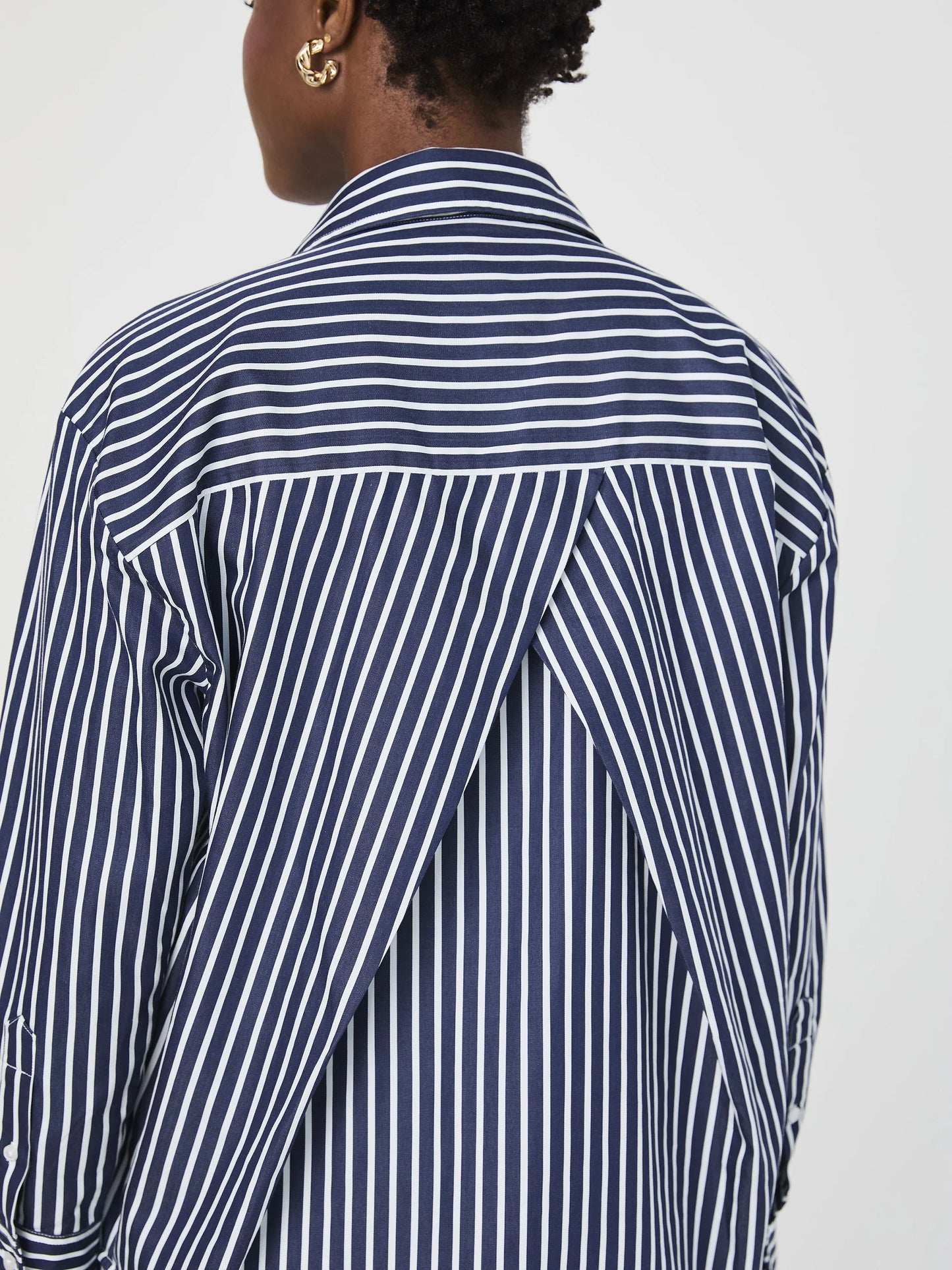 Alexis Cotton Angled Yoke Shirt