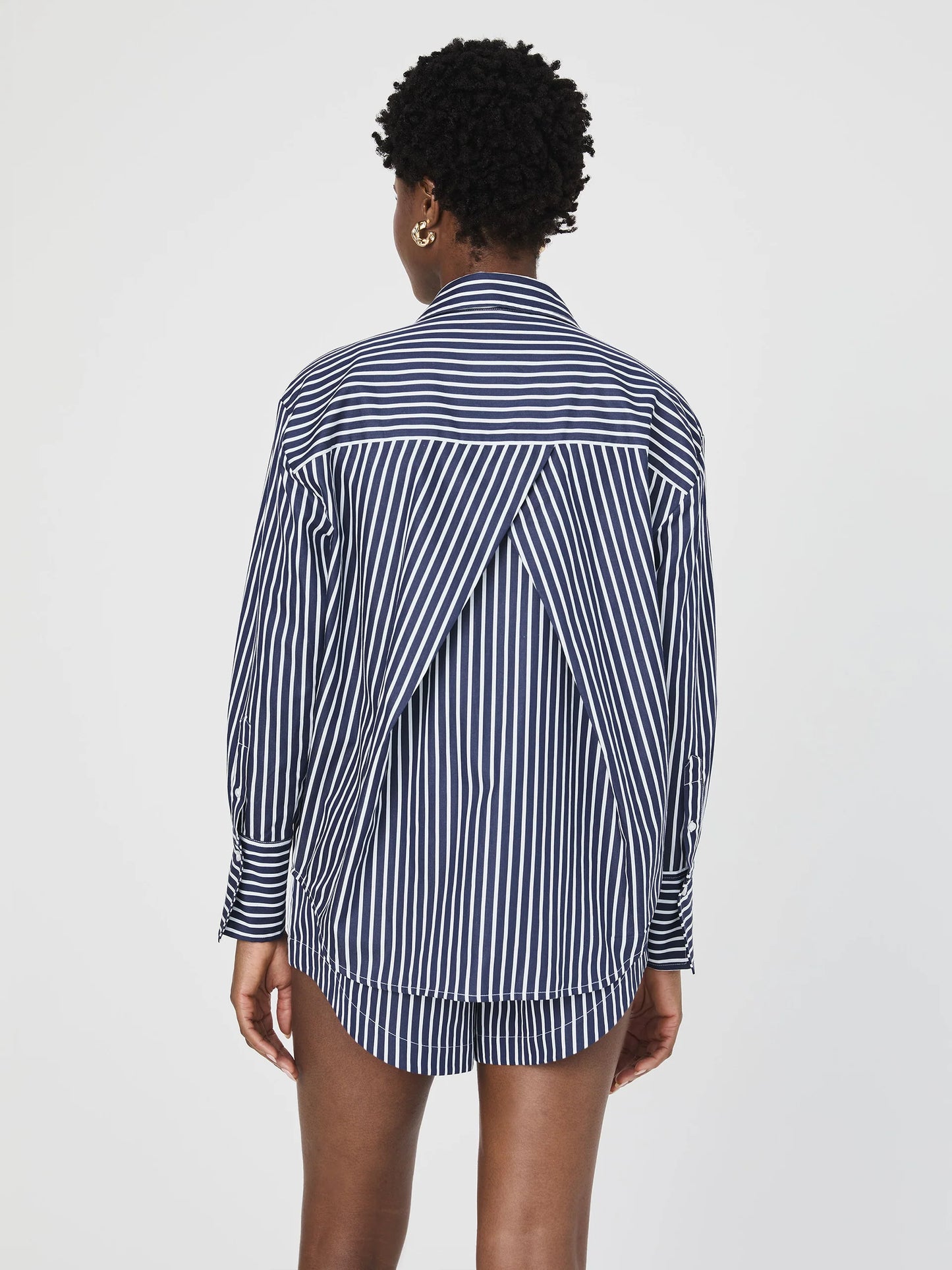 Alexis Cotton Angled Yoke Shirt