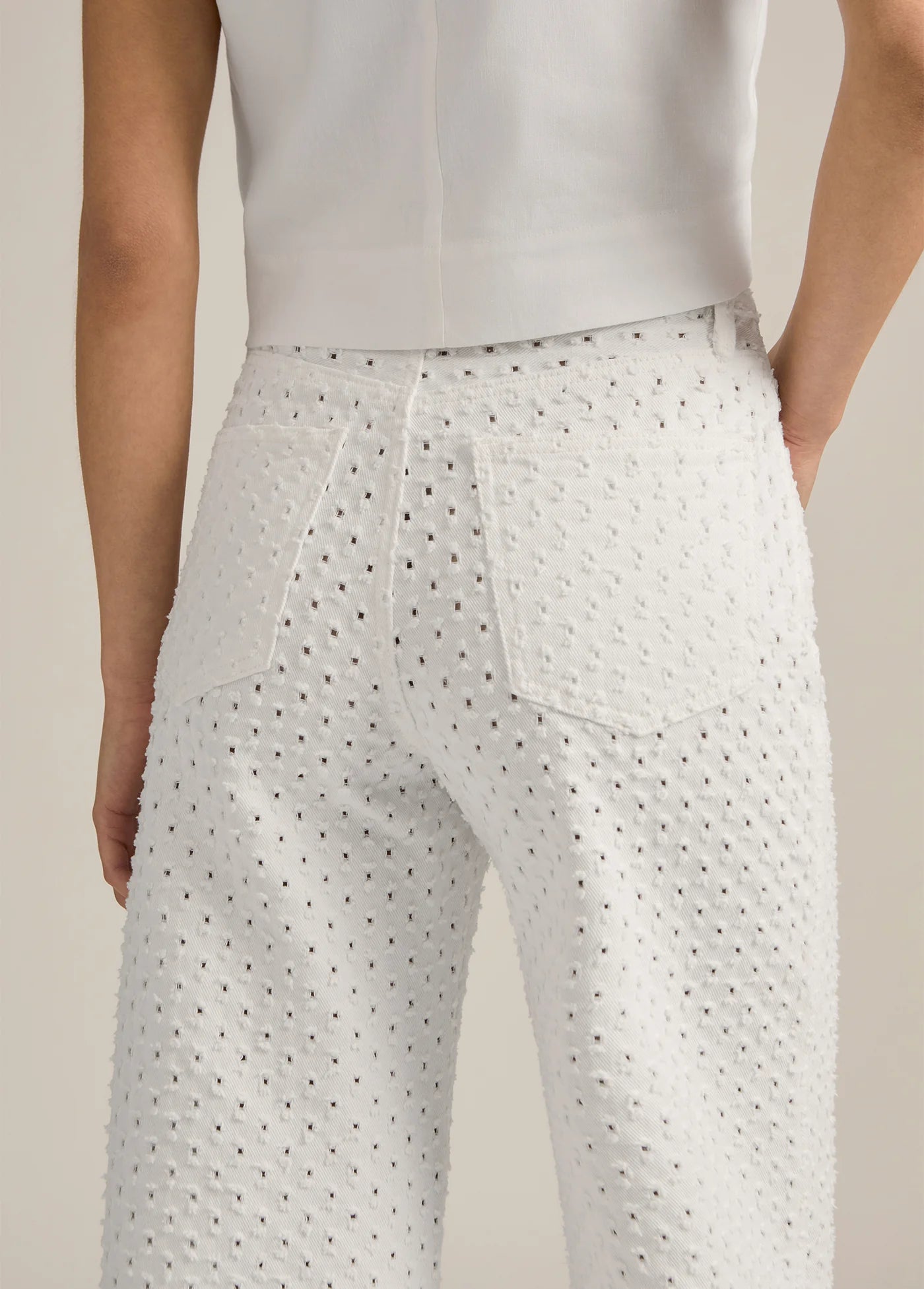 The Masha Super High Rise Wide Leg Crop - Aspen