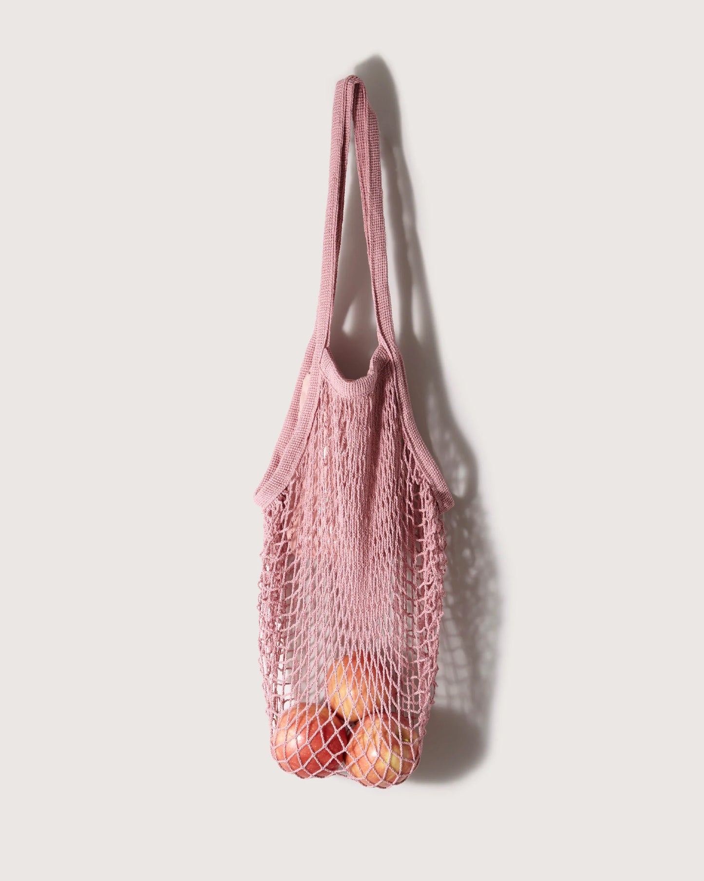 Ami Net Market Tote- Rose