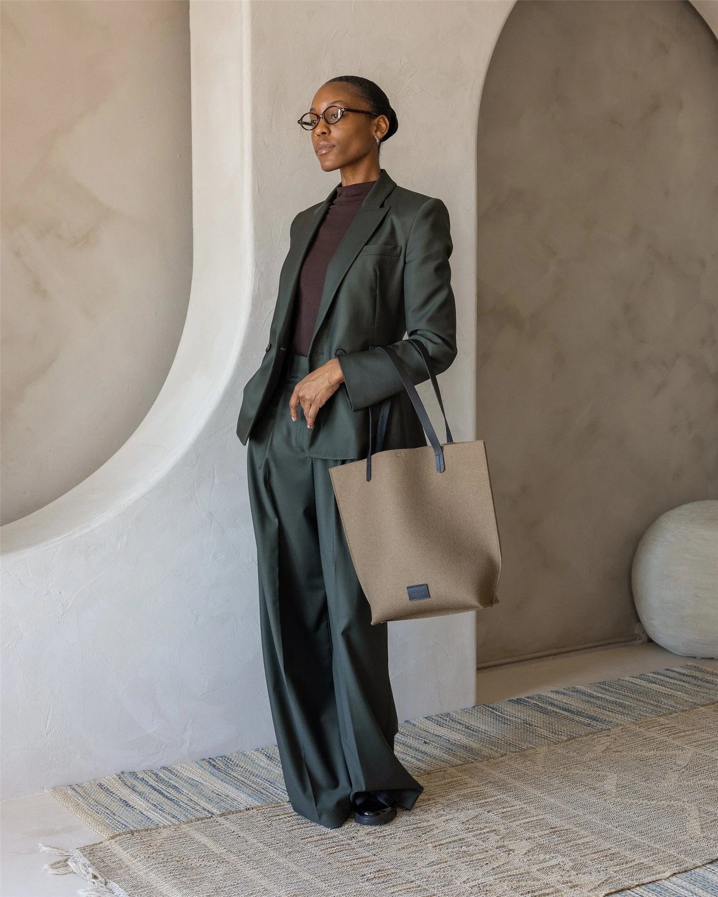 Hana Merino Wool - Cumin Black