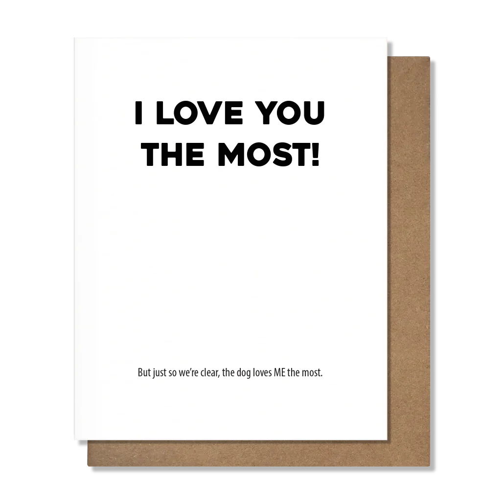 Loves Me Dog - Love Card