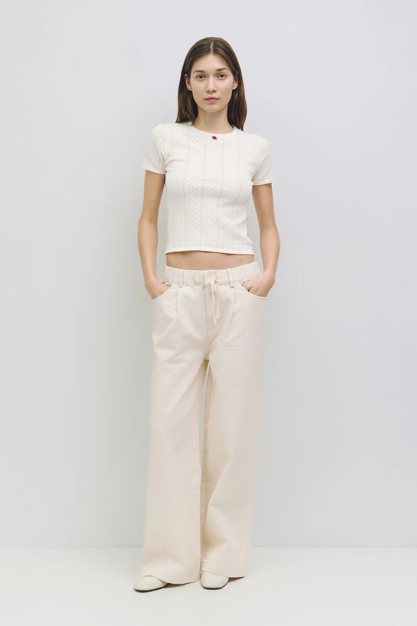 The Iris Pants - Bone