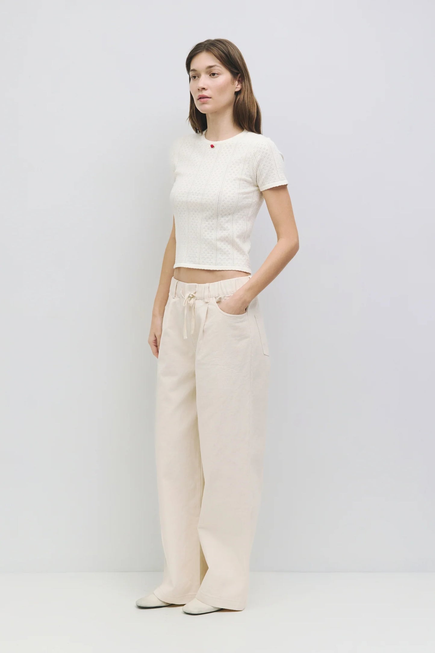 The Iris Pants - Bone