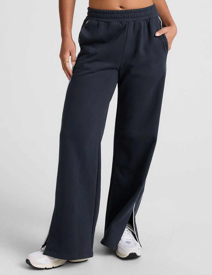 Luxefleece Piper Wide Leg Pant - Nocturnal Navy