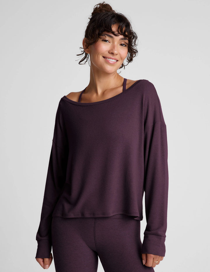 Let Loose Pullover - Eggplant