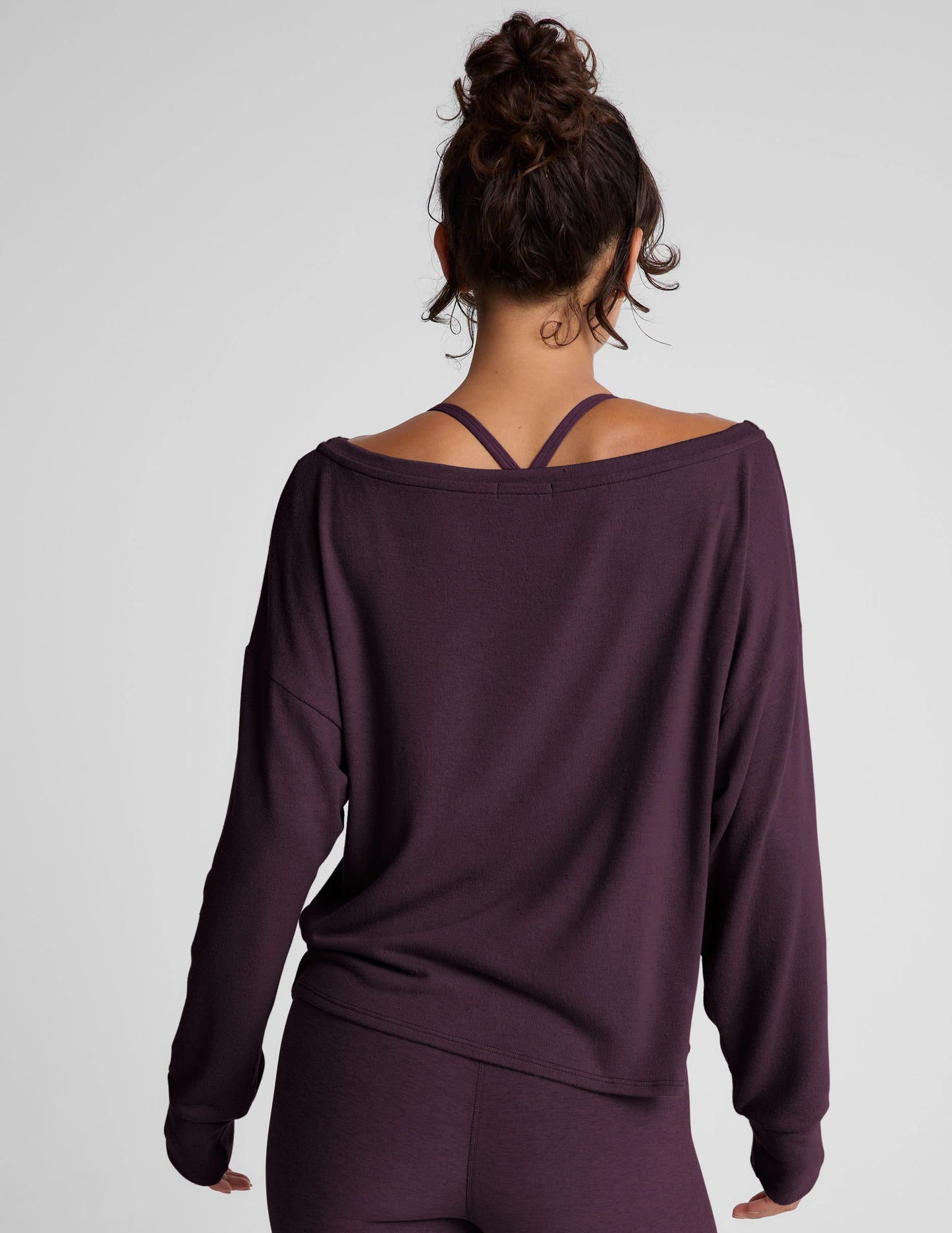 Let Loose Pullover - Eggplant