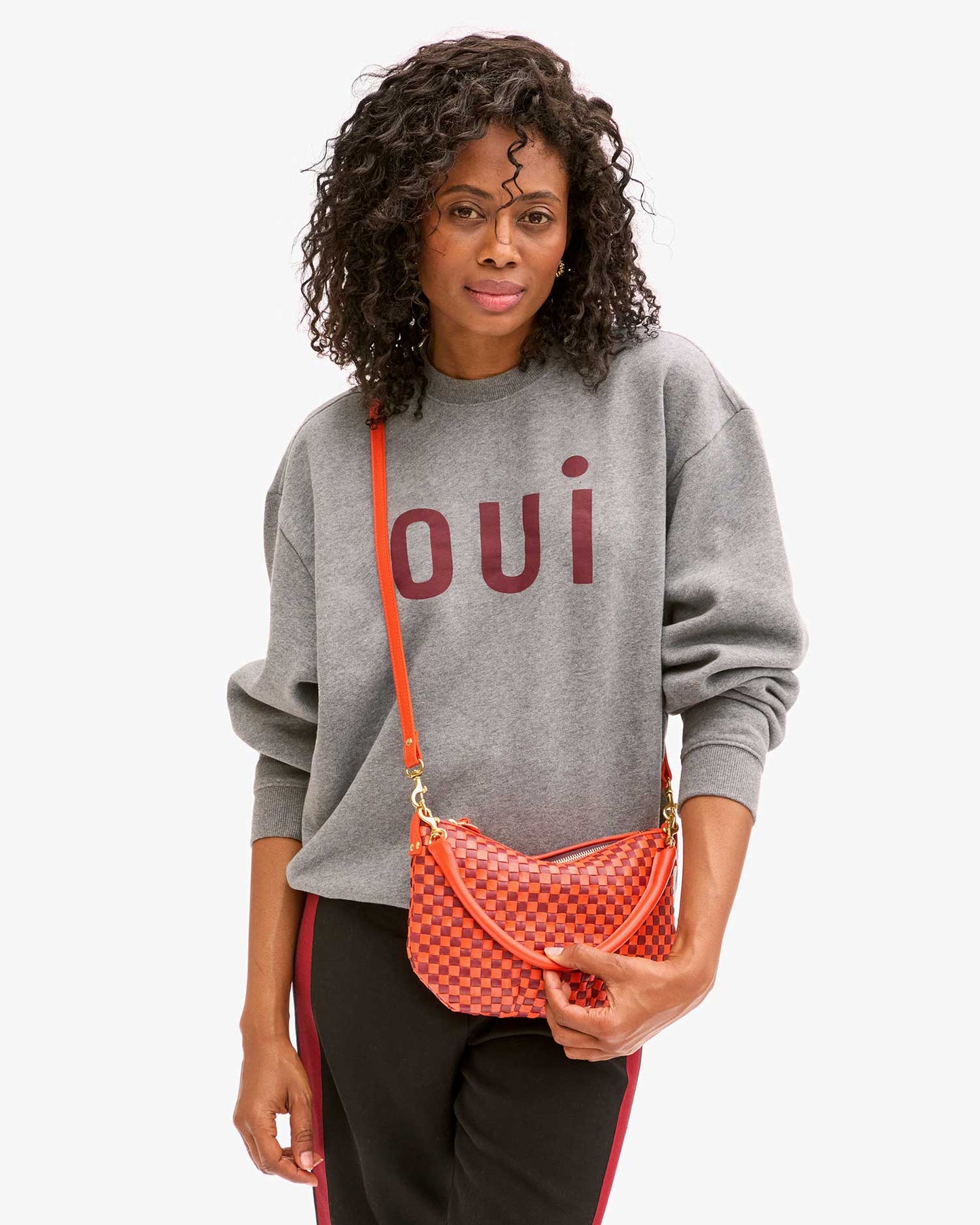 Oversized Sweatshirt Oui - Grey Melange