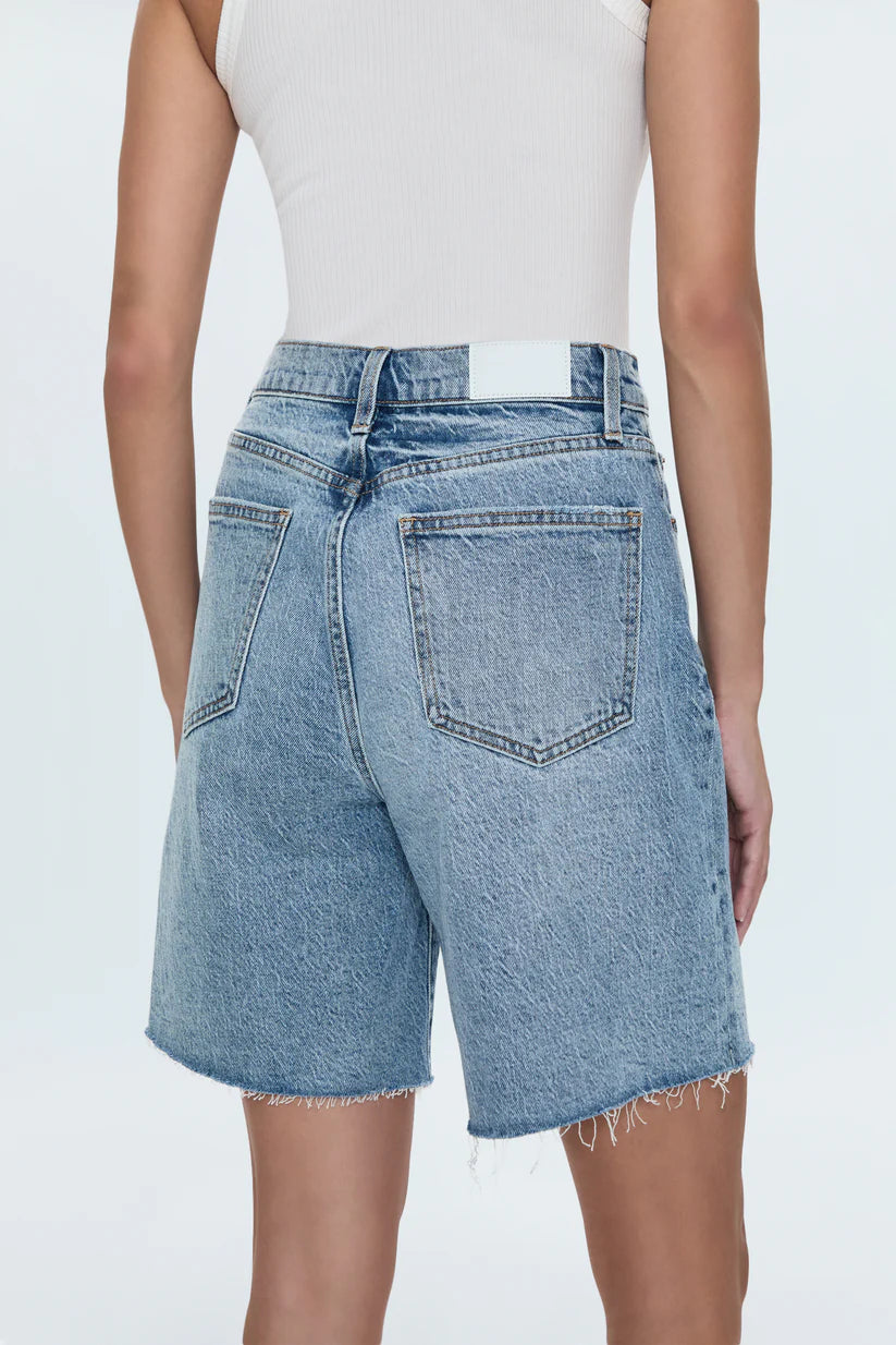Kaylee High Rise Pinched Loose Short - Boulder