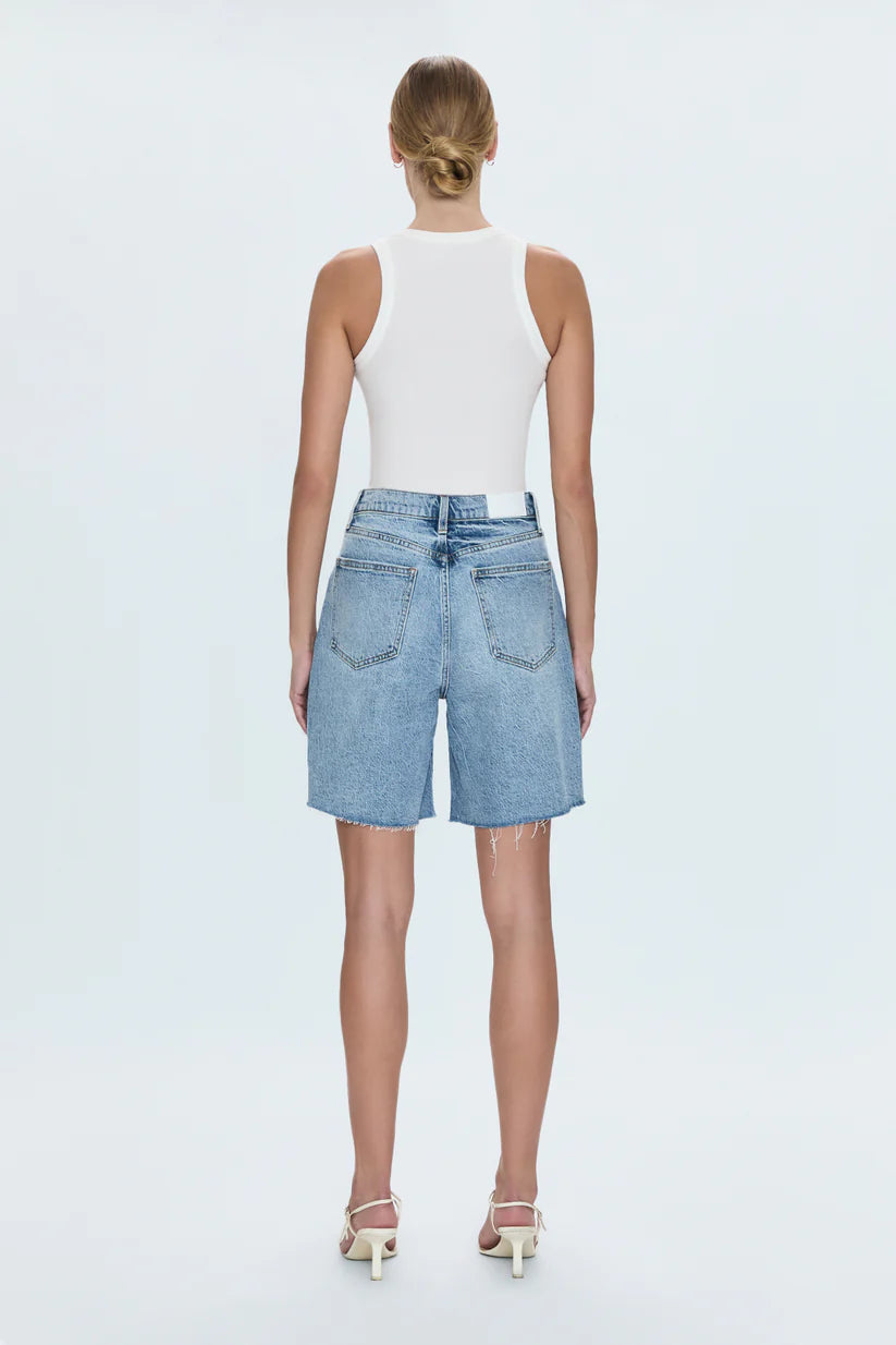 Kaylee High Rise Pinched Loose Short - Boulder