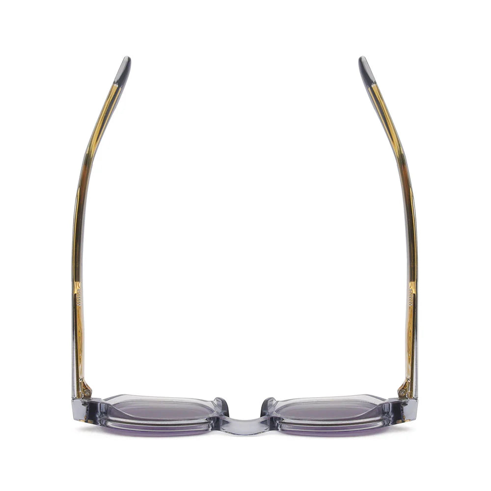 Kylie Sunglasses - Transparent Gray/Gold Accent
