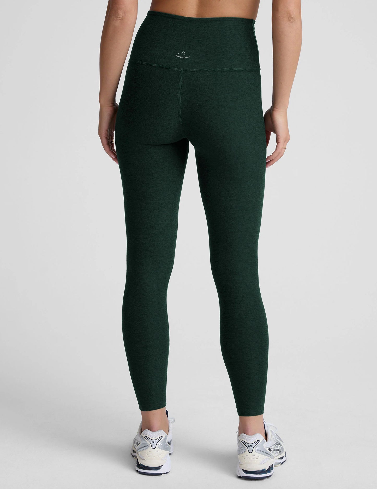 Spacedye Caught in the Midi HW Legging - Dark Spruce Green
