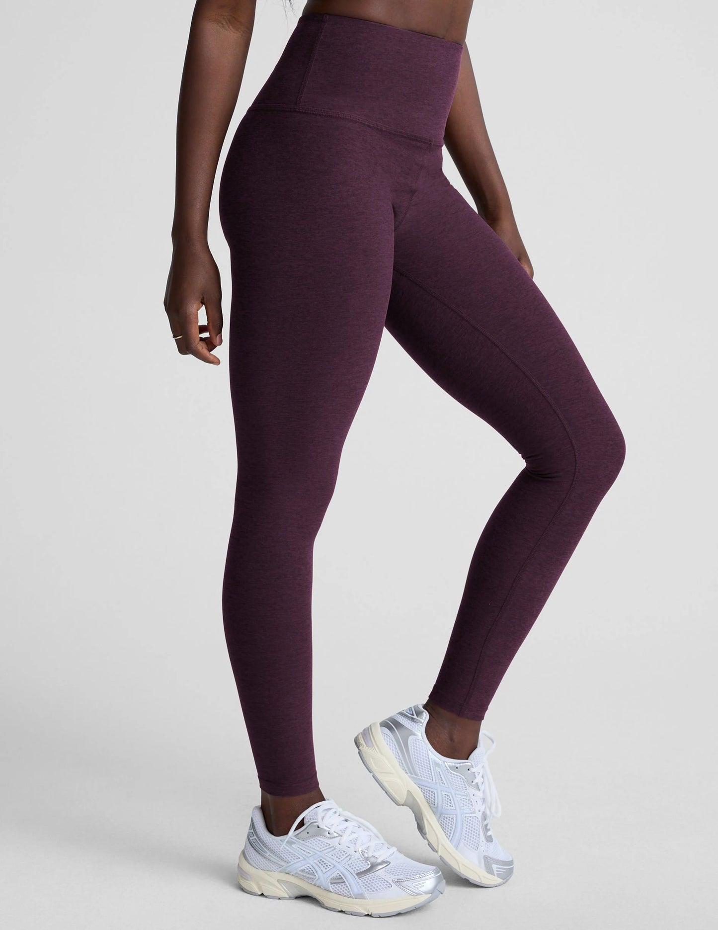 Spacedye Caught in the Midi HW Legging - Eggplant