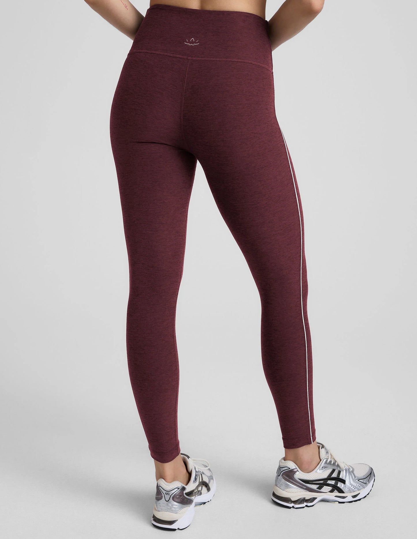 Spacedye Ready Midi Legging - Midnight Burgundy Heather