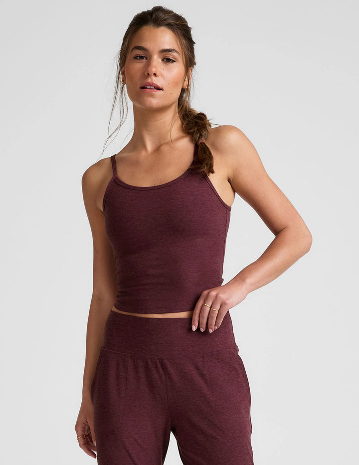 Spacedye Forever Tank - Midnight Burgundy Heather