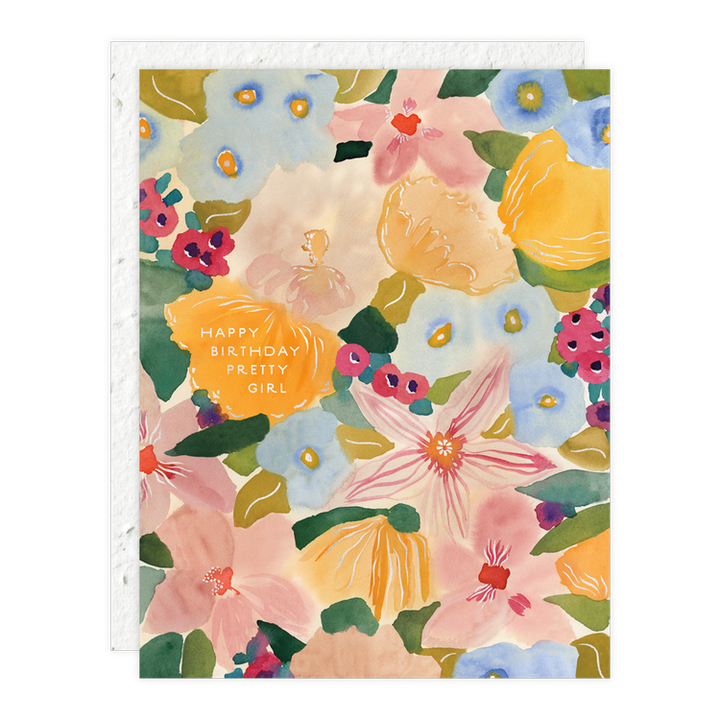 Floral Abundance - Birthday Card