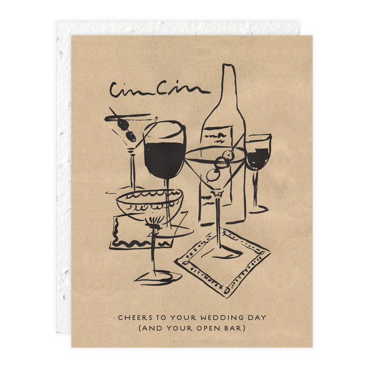 Cin Cin - Wedding Card