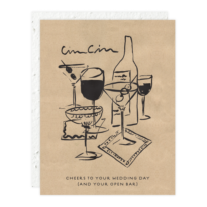 Cin Cin - Wedding Card