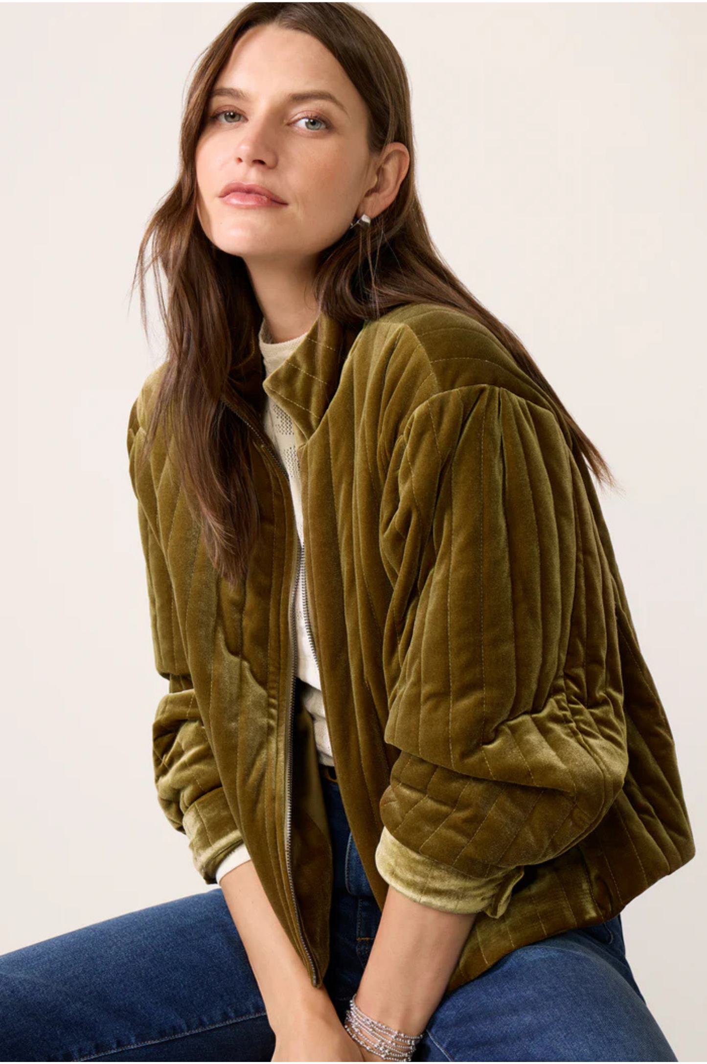 Victoria Velvet Jacket - Dirty Martini