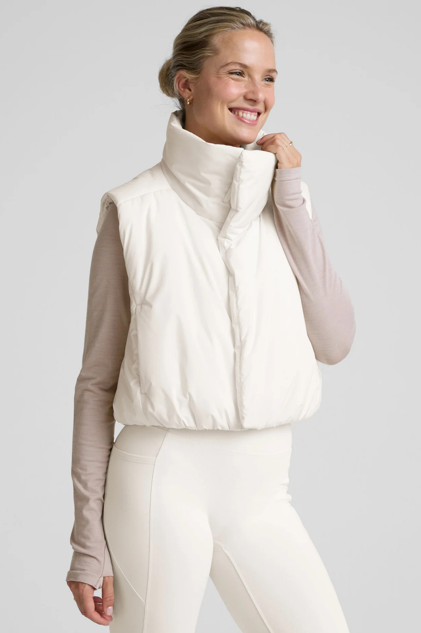 Warm Up Puffer Vest - Glacier