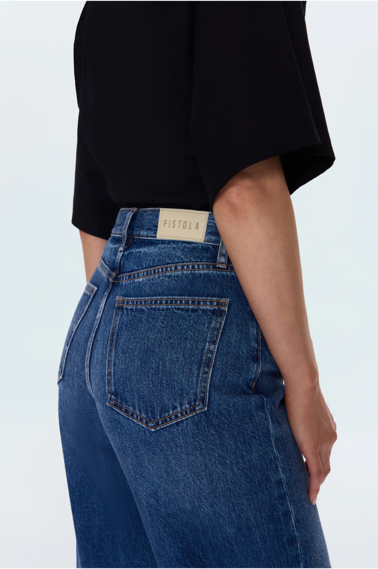 Wes High Rise Barrel Jean - Premiere