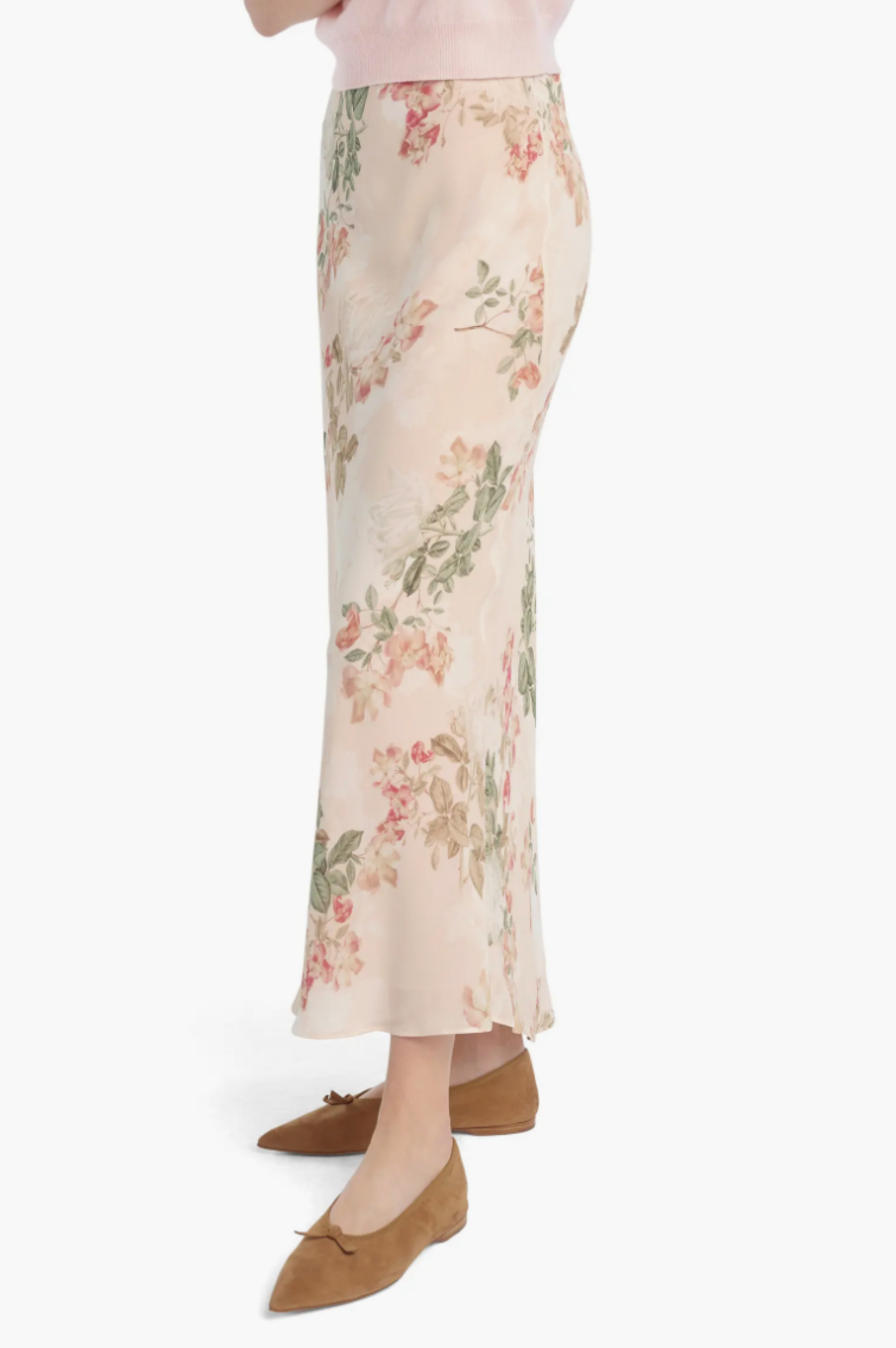 The Favorite Skirt - Light Peach Rose
