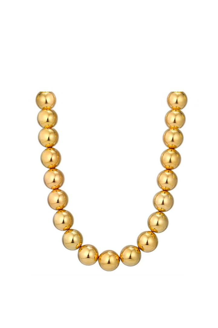 Golden Sphere Necklace