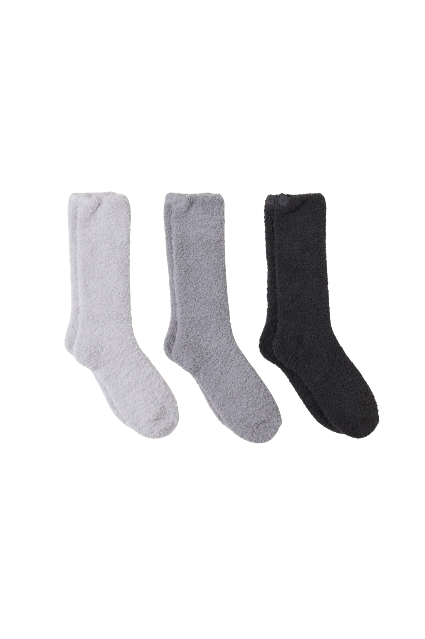 Cozychic 3 Pair Sock Set - Carbon Multi