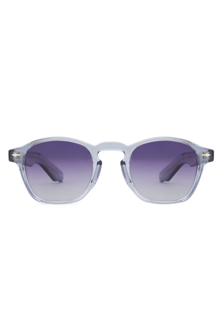 Kylie Sunglasses - Transparent Gray/Gold Accent