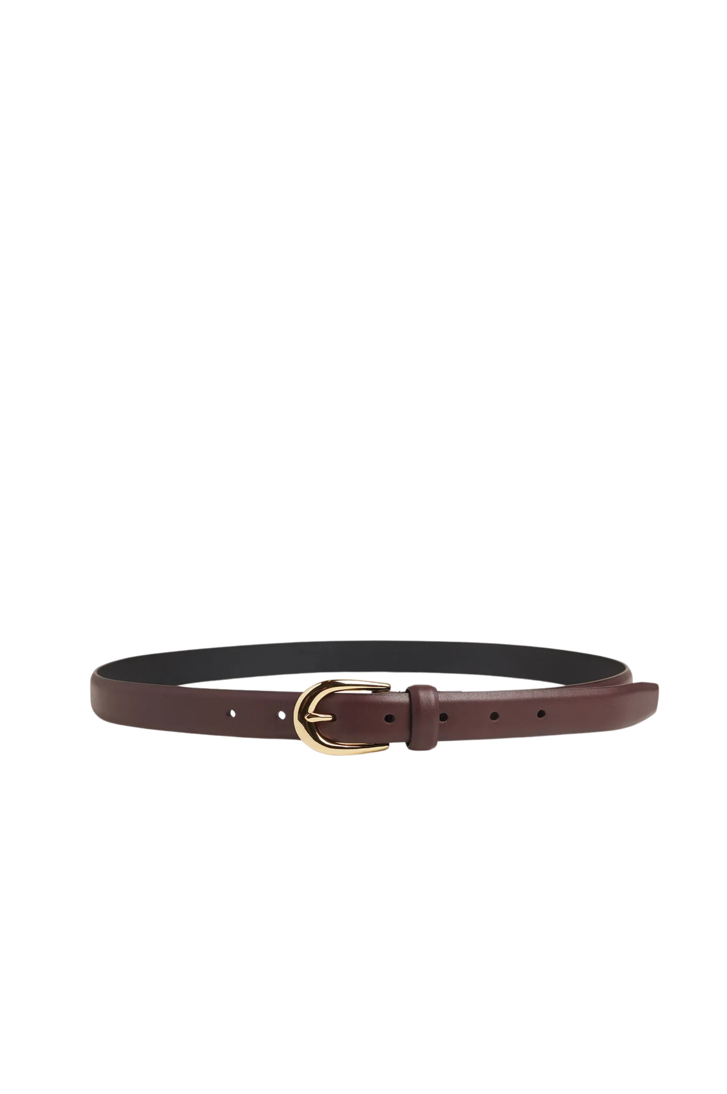 The Favorite Belt - Burgundy/Gold