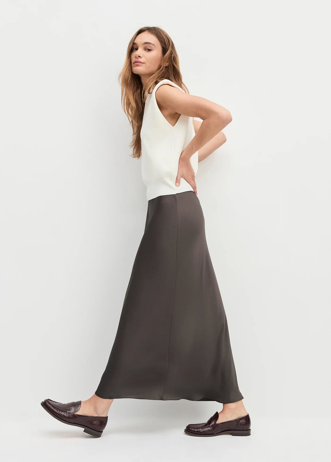 The Whitney Top - Ivory