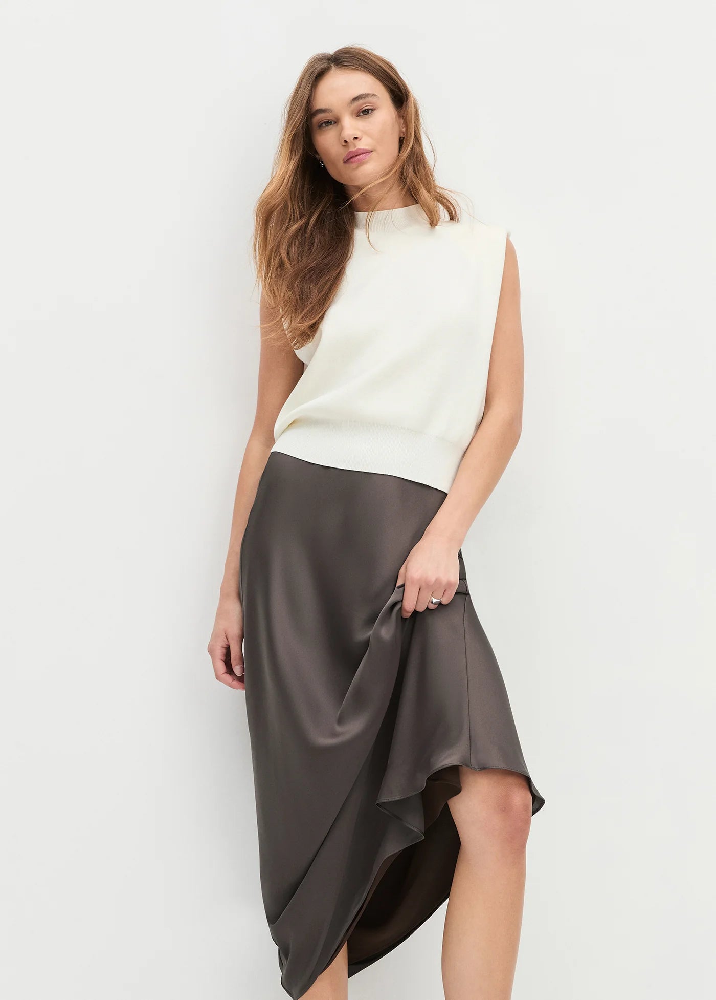 The Whitney Top - Ivory