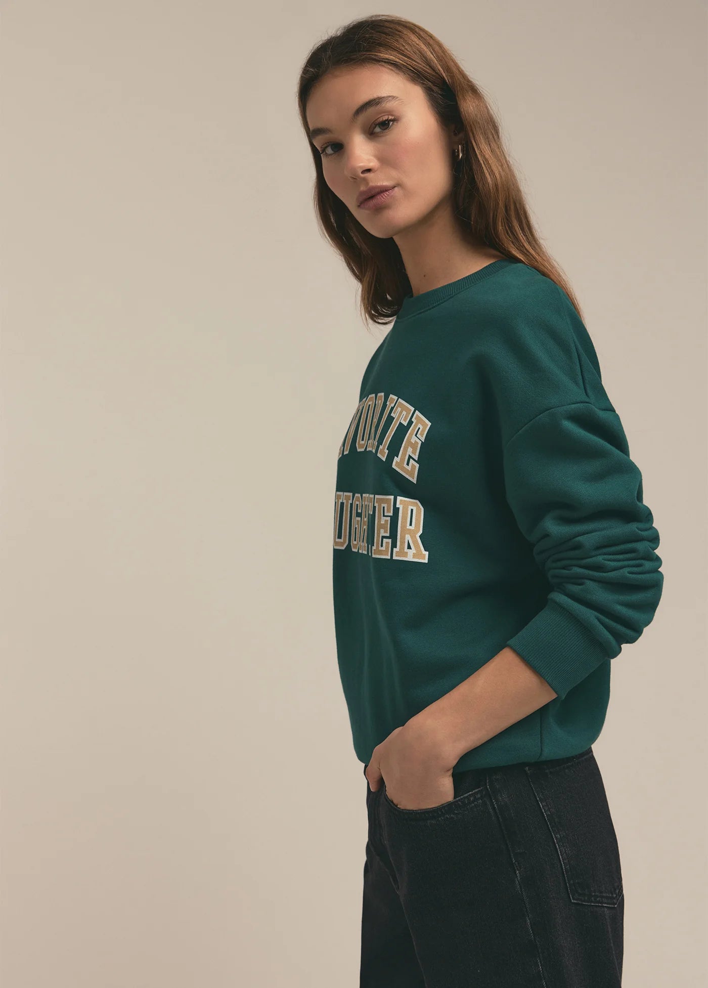 Collegiate Sweatshirt - Juniper