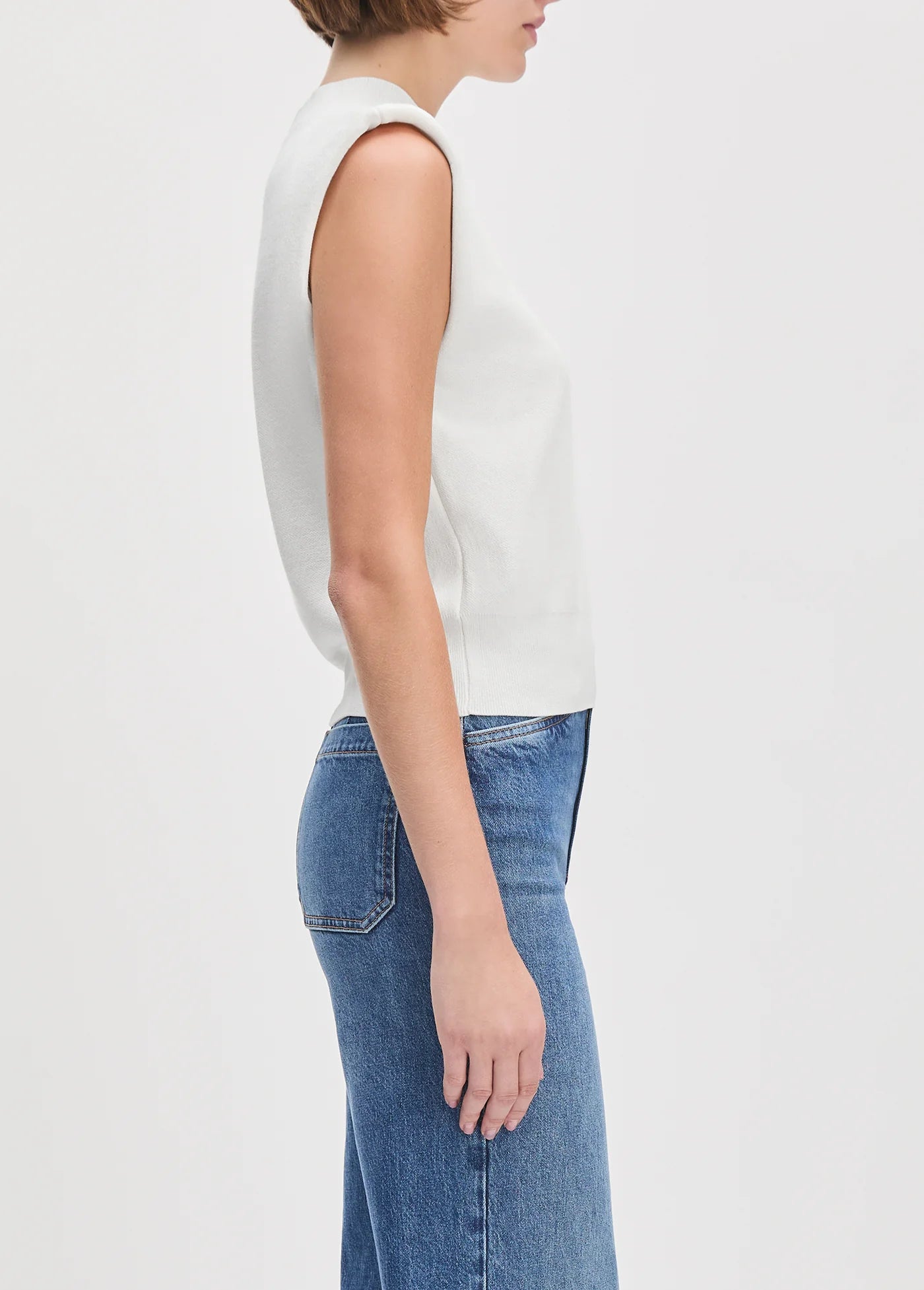 The Whitney Top - Ivory