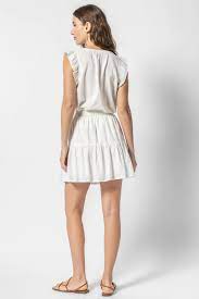 Short Skirt With Pockets - White