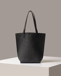 Hana Merino Wool Tote - Cumin Black