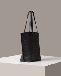 Hana Merino Wool Tote - Cumin Black